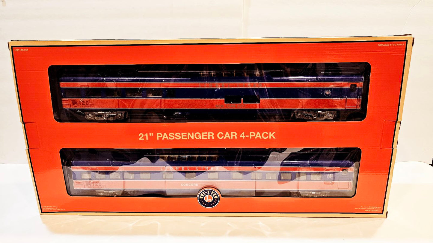 Lionel 2031400 GS-4 120th ANNIVERSARY VISIONLINE W/SEVEN PASSANGER CARS