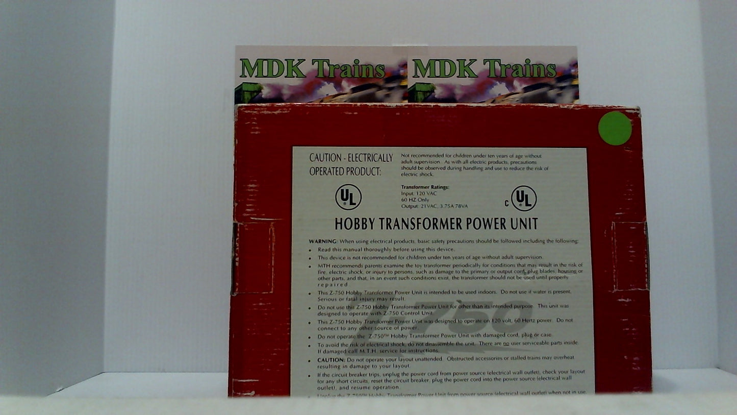 MTH 40-750 Z-750 TRANSFORMER