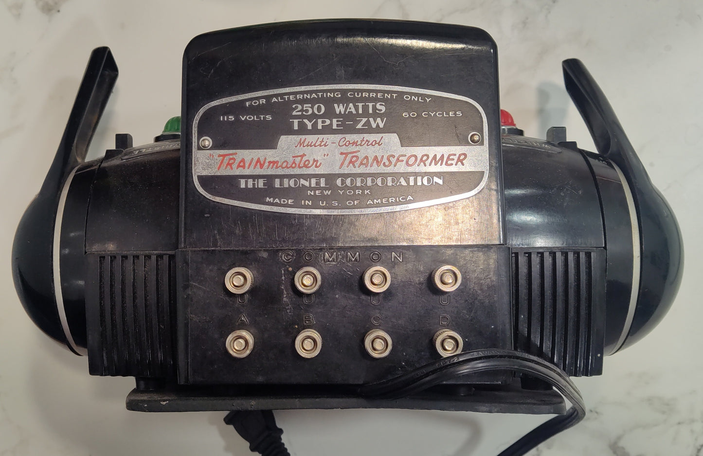 LIONEL ZW 250-WATT TRANSFORMER